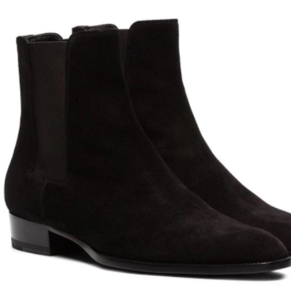 SAINT LAURENT WYATT CHELSEA BOOTS - Picture 1 of 1